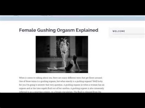 gushing pussy|gushing